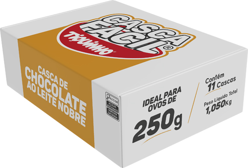Cascas Chocolate 100% ao Leite