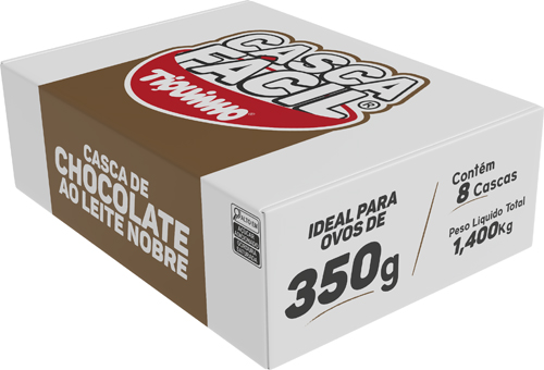 Cascas Chocolate 100% ao Leite