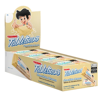 Chocolate Tableticos Chocolate Branco 20x22g Tiquinho