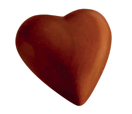 Bombom de Creme de Avelã
em Formato de Coração