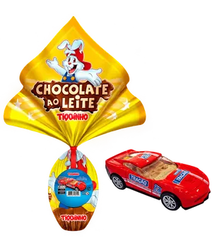 Ovo de Páscoa Carrinho Colecionável
