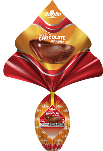Ovo de Páscoa Sabor Chocolate ao Leite