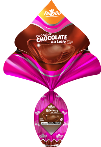 Ovo de Páscoa Sabor Chocolate ao Leite